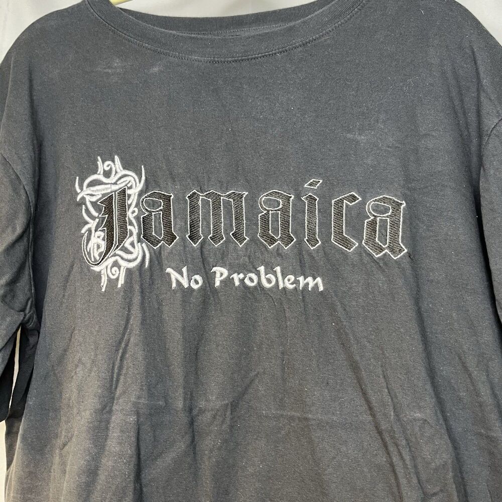 “ Jamaica no problem” black  T-shirt by AV Couture Size XXL